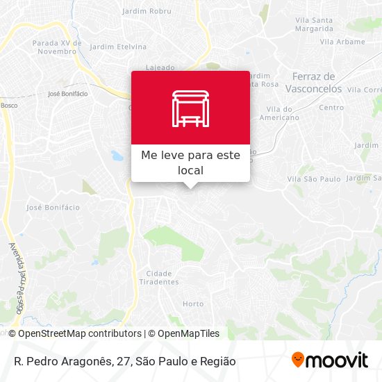 R. Pedro Aragonês, 27 mapa
