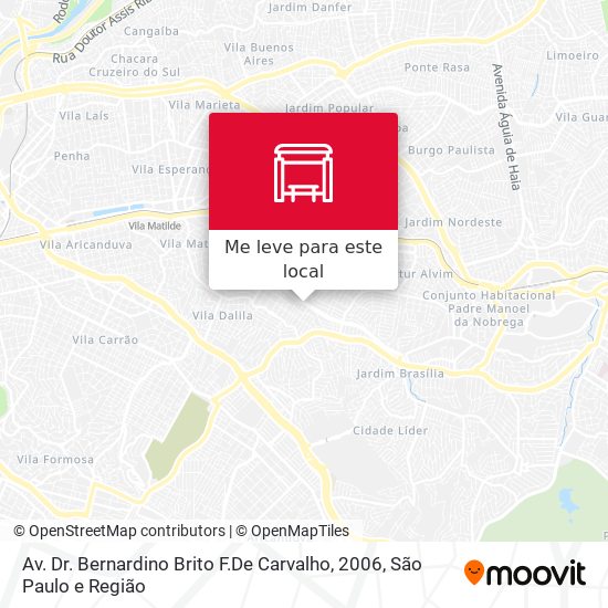 Av. Dr. Bernardino Brito F.De Carvalho, 2006 mapa