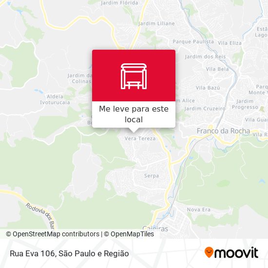 Rua Eva 106 mapa