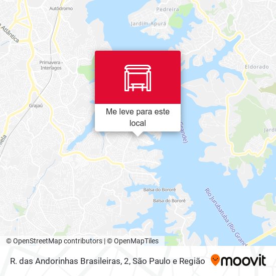 R. das Andorinhas Brasileiras, 2 mapa