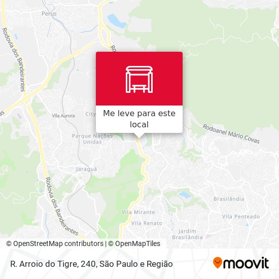 R. Arroio do Tigre, 240 mapa