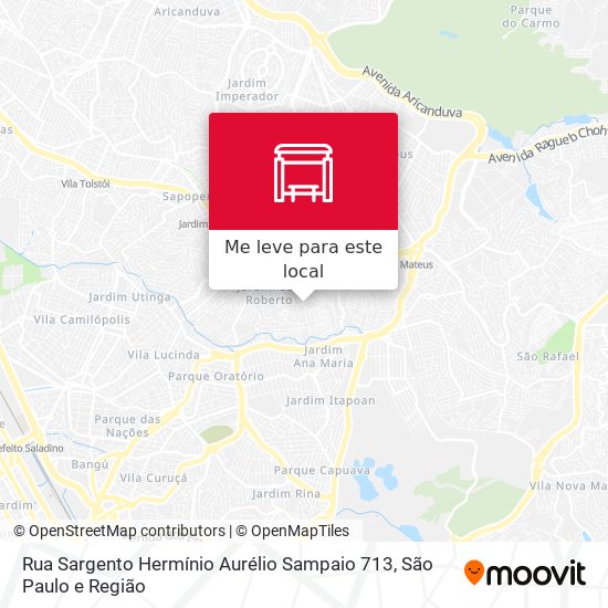 Rua Sargento Hermínio Aurélio Sampaio 713 mapa