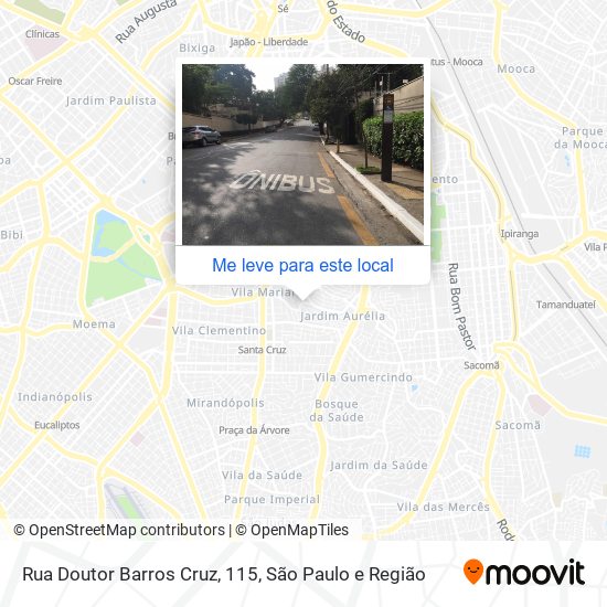 Rua Doutor Barros Cruz, 115 mapa