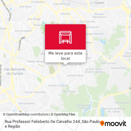 Rua Professor Felisberto De Carvalho 244 mapa