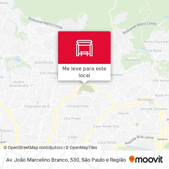 Av. João Marcelino Branco, 530 mapa