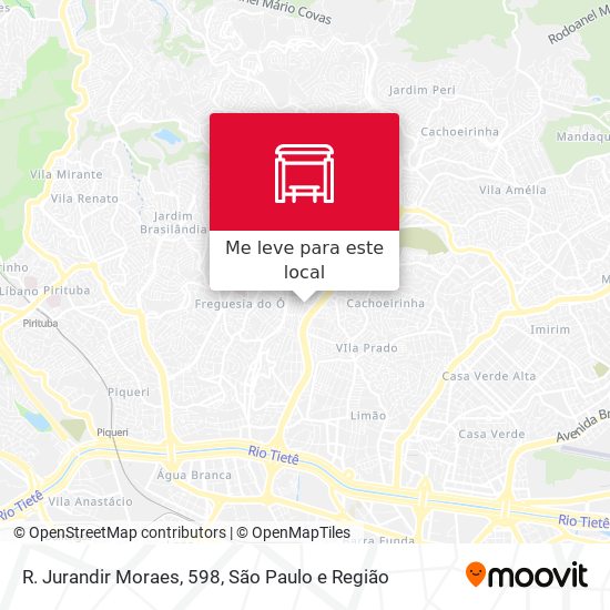 R. Jurandir Moraes, 598 mapa