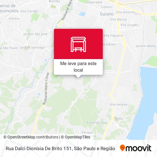 Rua Dalci Dionísia De Brito 151 mapa