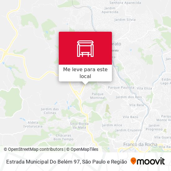 Estrada Municipal Do Belém 97 mapa