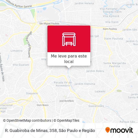 R. Guabiroba de Minas, 358 mapa