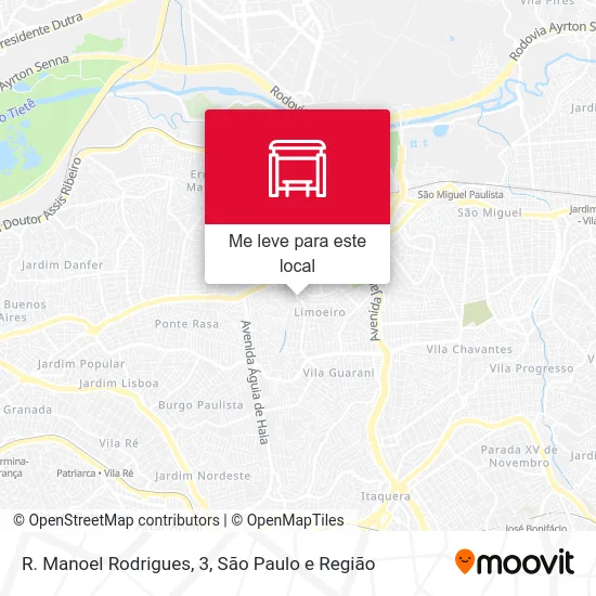 R. Manoel Rodrigues, 3 mapa