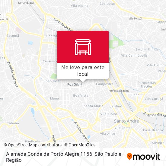 Alameda Conde de Porto Alegre,1156 mapa
