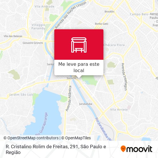 R. Cristalino Rolim de Freitas, 291 mapa