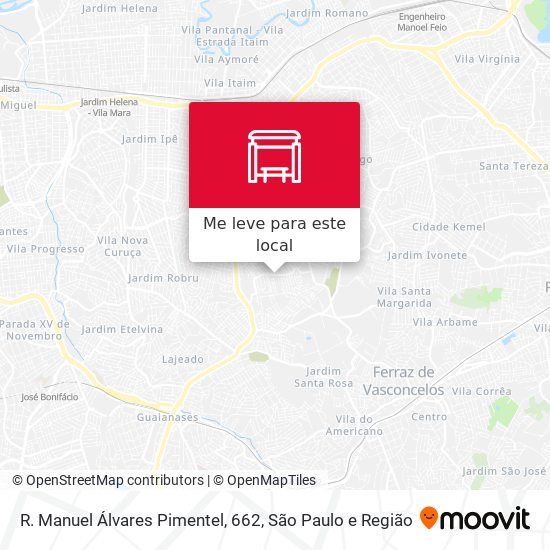 R. Manuel Álvares Pimentel, 662 mapa