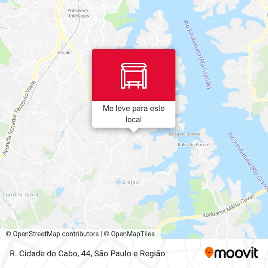 R. Cidade do Cabo, 44 mapa