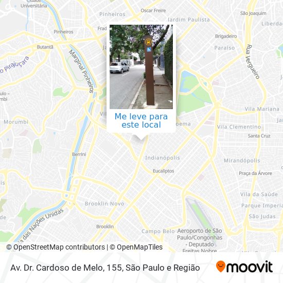 Av. Dr. Cardoso de Melo, 155 mapa
