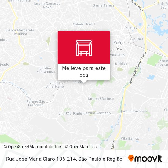 Rua José Maria Claro 136-214 mapa