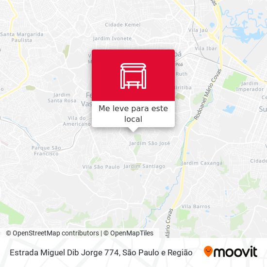 Estrada Miguel Dib Jorge 774 mapa