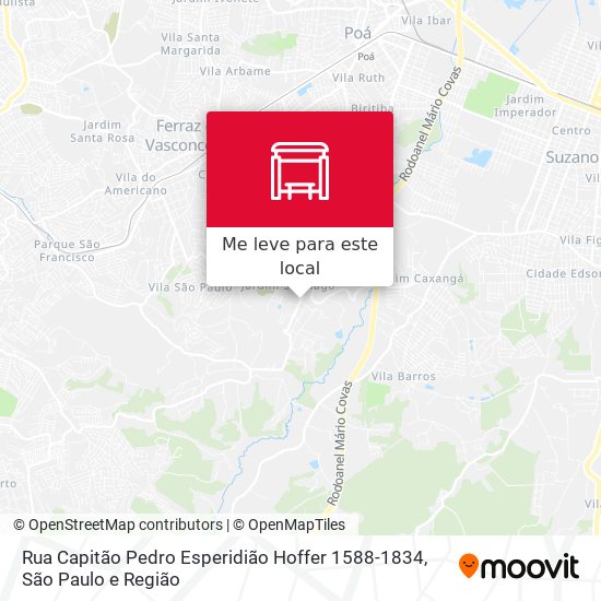 Rua Capitão Pedro Esperidião Hoffer 1588-1834 mapa