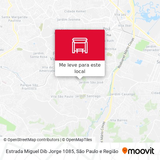Estrada Miguel Dib Jorge 1085 mapa