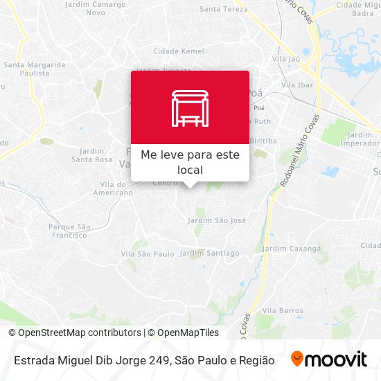 Estrada Miguel Dib Jorge 249 mapa