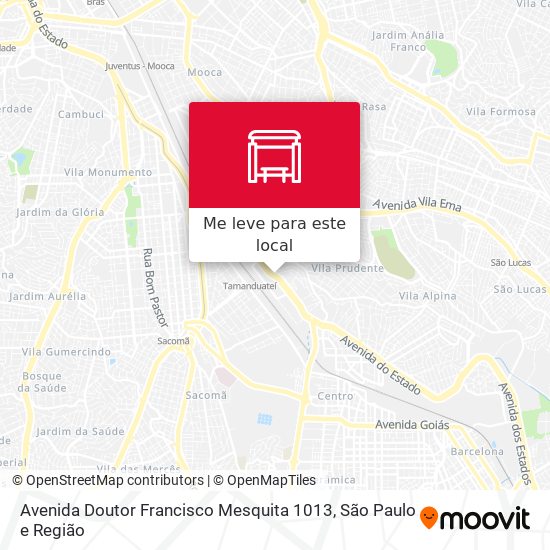 Avenida Doutor Francisco Mesquita 1013 mapa
