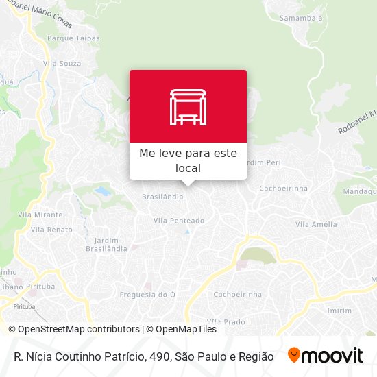 R. Nícia Coutinho Patrício, 490 mapa