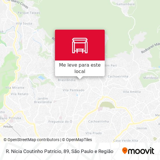 R. Nícia Coutinho Patrício, 89 mapa