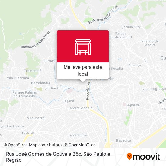 Rua José Gomes de Gouveia 25c mapa