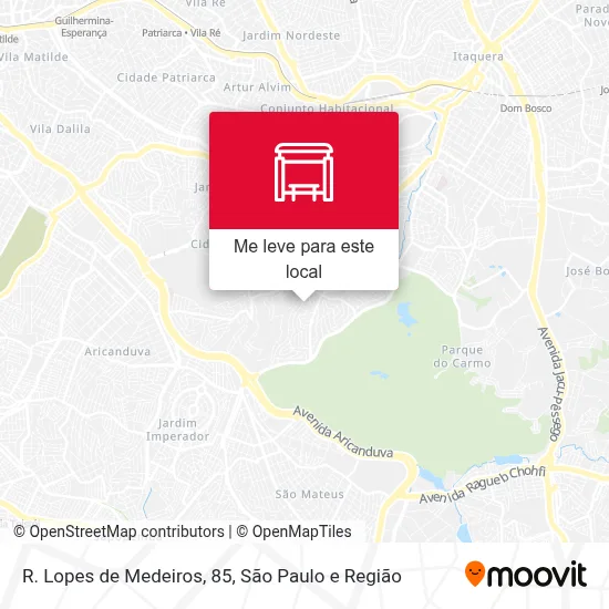 R. Lopes de Medeiros, 85 mapa