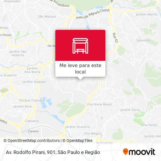 Av. Rodolfo Pirani, 901 mapa