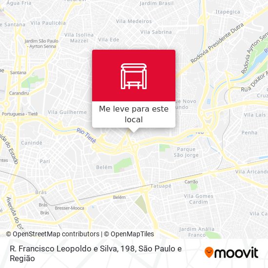 R. Francisco Leopoldo e Silva, 198 mapa