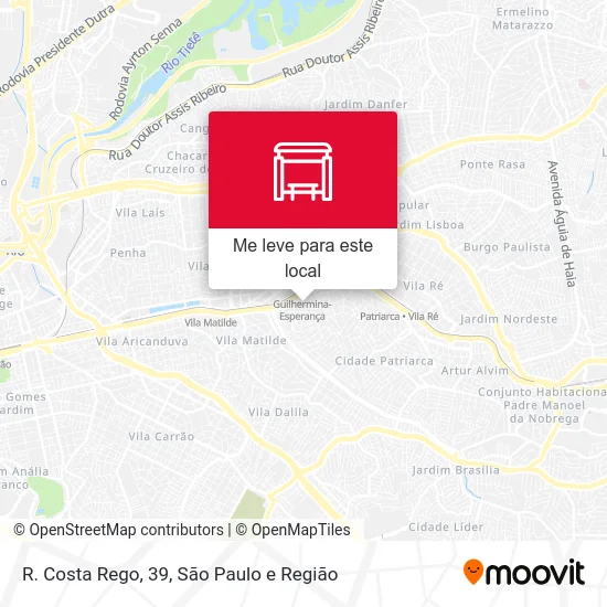 R. Costa Rego, 39 mapa