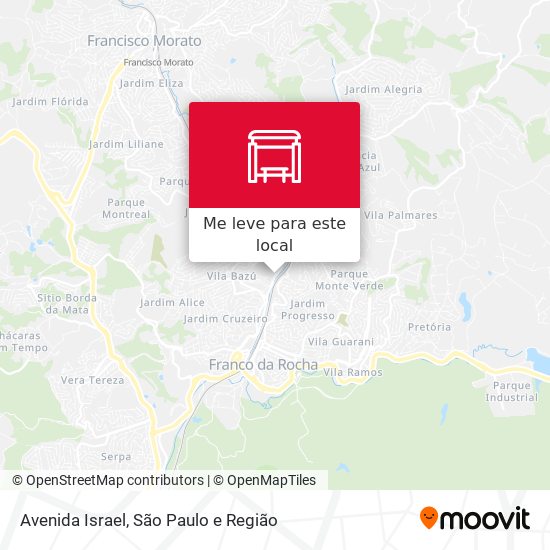 Avenida Israel mapa