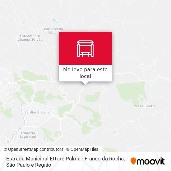 Estrada Municipal Ettore Palma - Franco da Rocha mapa