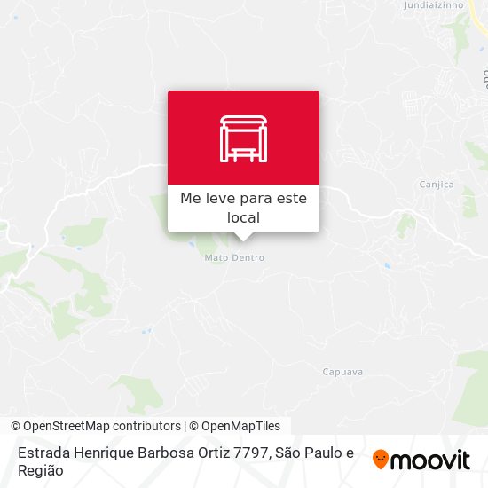 Estrada Henrique Barbosa Ortiz 7797 mapa