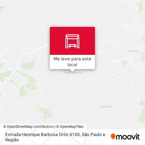 Estrada Henrique Barbosa Ortiz 4100 mapa