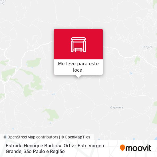 Estrada Henrique Barbosa Ortiz - Estr. Vargem Grande mapa