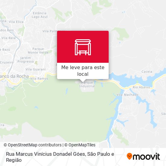 Rua Marcus Vinícius Donadel Góes mapa