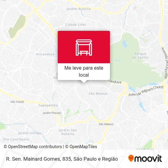 R. Sen. Mainard Gomes, 835 mapa