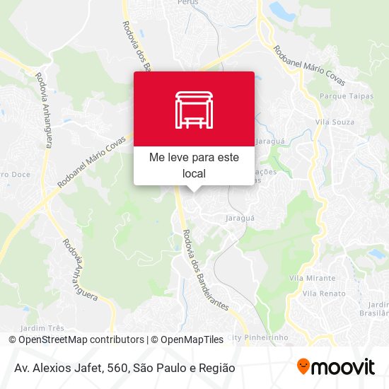 Av. Alexios Jafet, 560 mapa