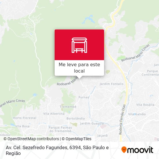 Av. Cel. Sezefredo Fagundes, 6394 mapa