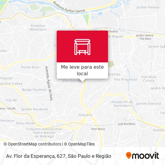 Av. Flor da Esperança, 627 mapa
