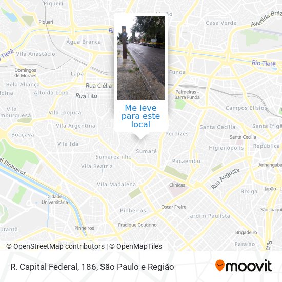 R. Capital Federal, 186 mapa