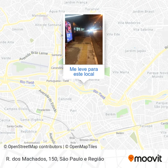 R. dos Machados, 150 mapa
