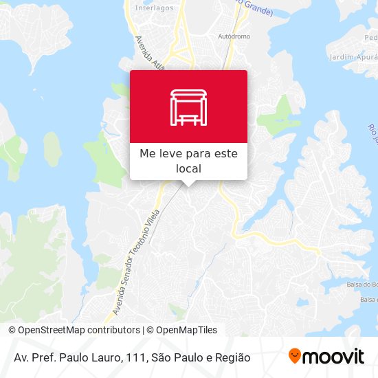 Av. Pref. Paulo Lauro, 111 mapa