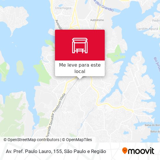 Av. Pref. Paulo Lauro, 155 mapa