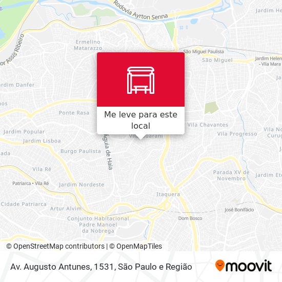 Av. Augusto Antunes, 1531 mapa