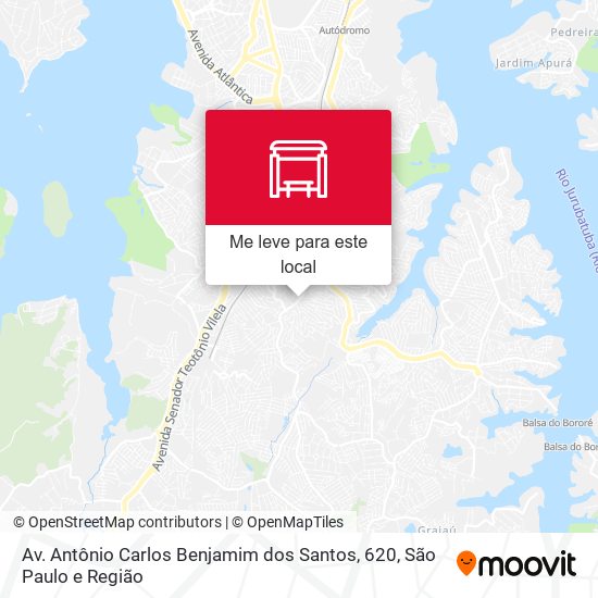 Av. Antônio Carlos Benjamim dos Santos, 620 mapa