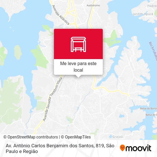 Av. Antônio Carlos Benjamim dos Santos, 819 mapa
