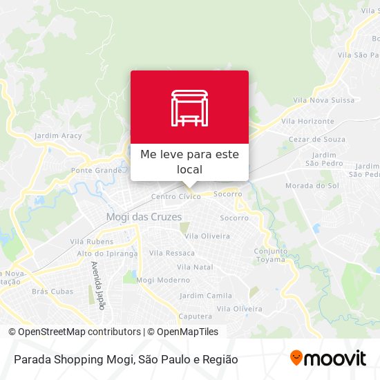 Parada Shopping Mogi mapa